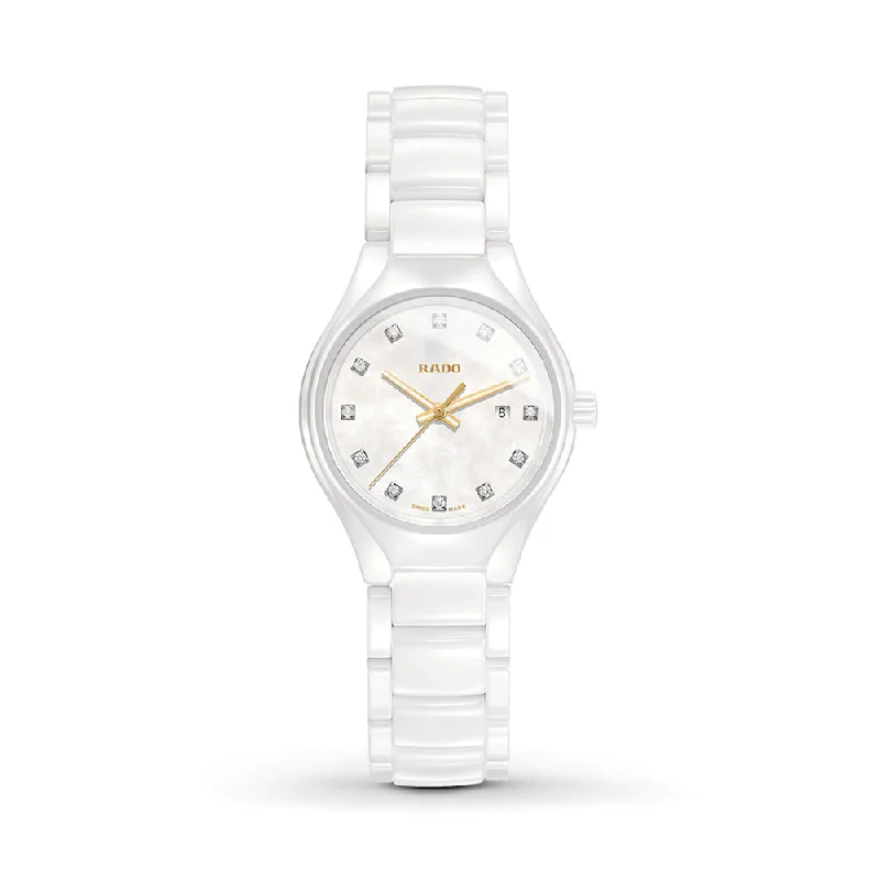 best smartwatches with call function-Rado True Diamonds R27061902 Women Watch