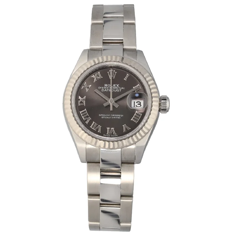 eco-friendly wristwatches-Rolex Lady Datejust 279174 28mm Stainless Steel Watch