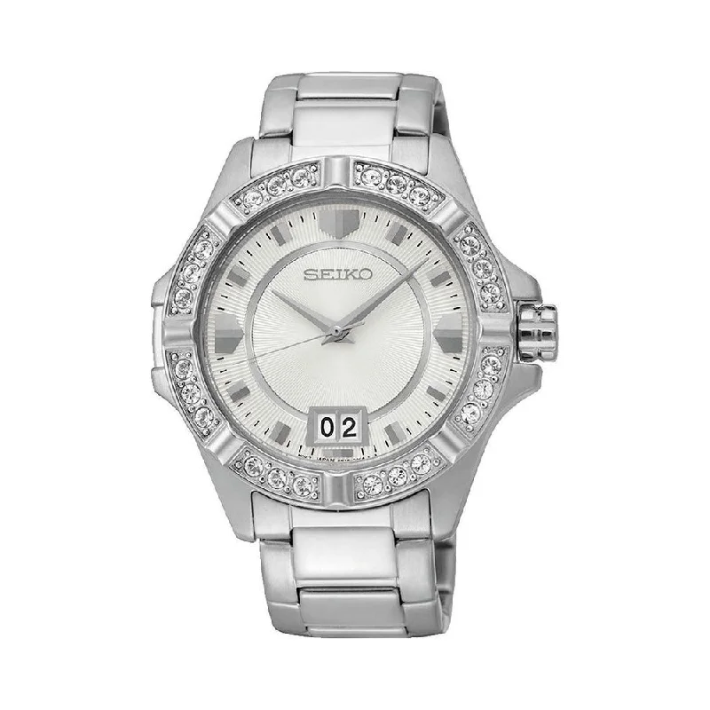 watches for night-time visibility-Seiko Lord SUR809P1 Watch For Women