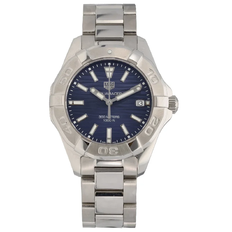 high-end watches for investment-Tag Heuer Aquaracer WBD131D 35mm Stainless Steel Watch