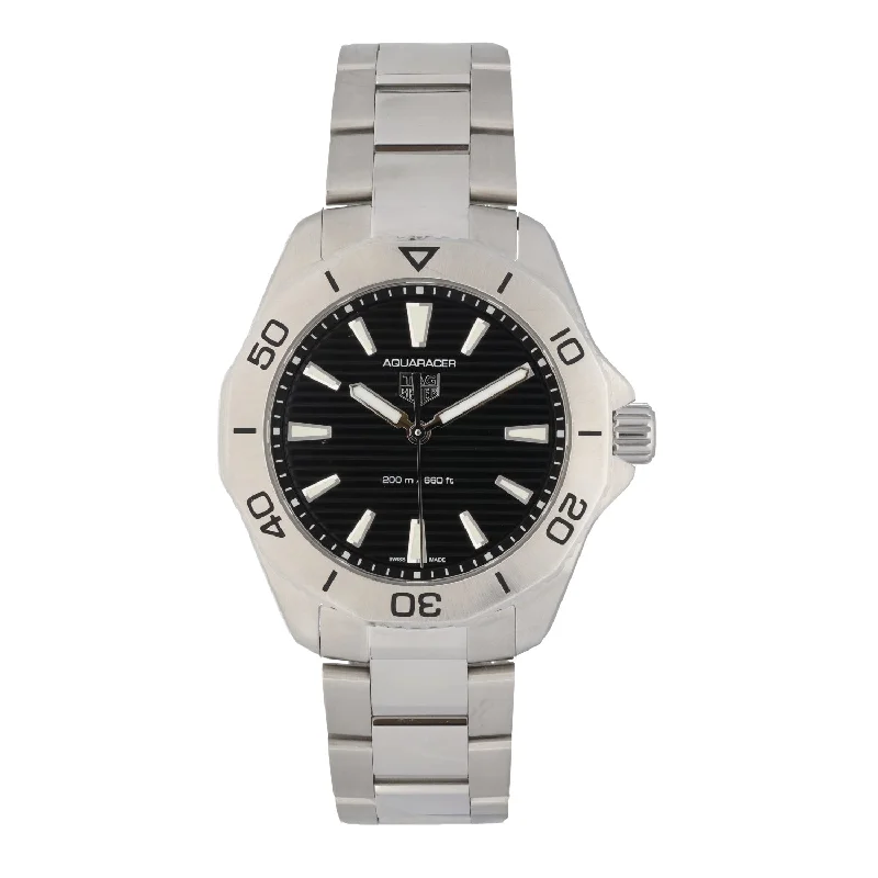 luxury watches with exclusive designs-Tag Heuer Aquaracer WBP1110-1 40mm Stainless Steel Watch