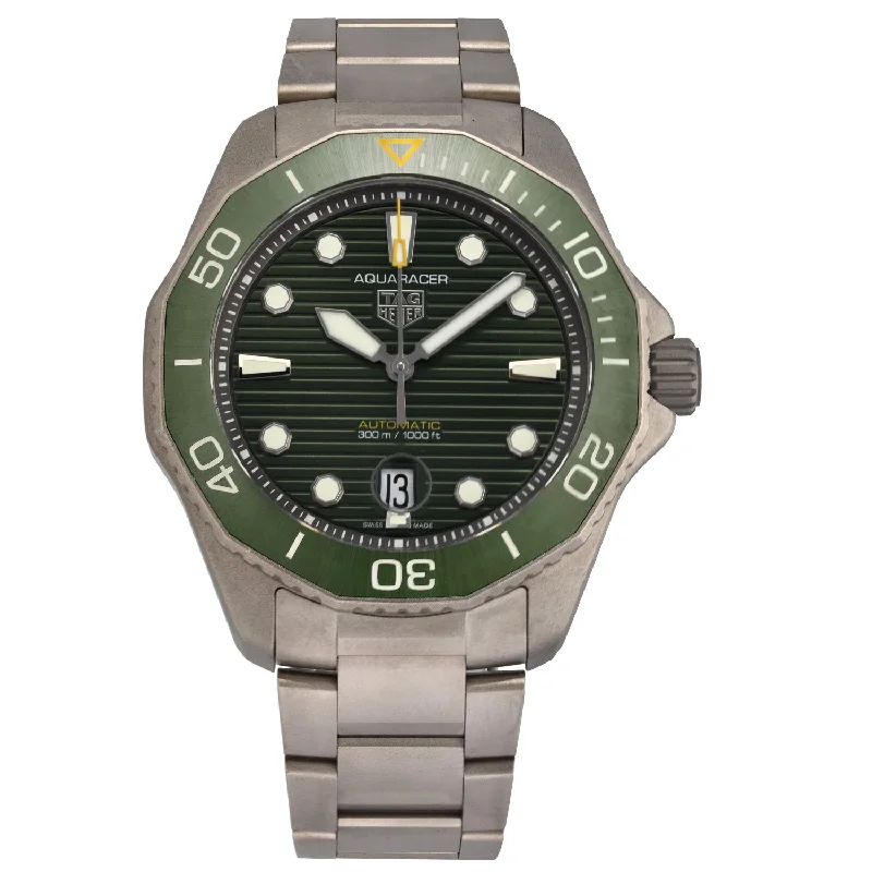 best diving watches for beginners-Tag Heuer Aquaracer WBP208B 43mm Titanium Watch