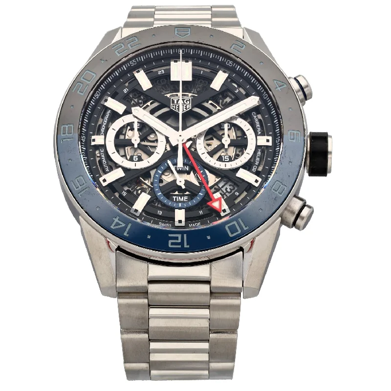 men’s sports watches with large display-Tag Heuer Carrera CBG2A1Z 45mm Stainless Steel Watch