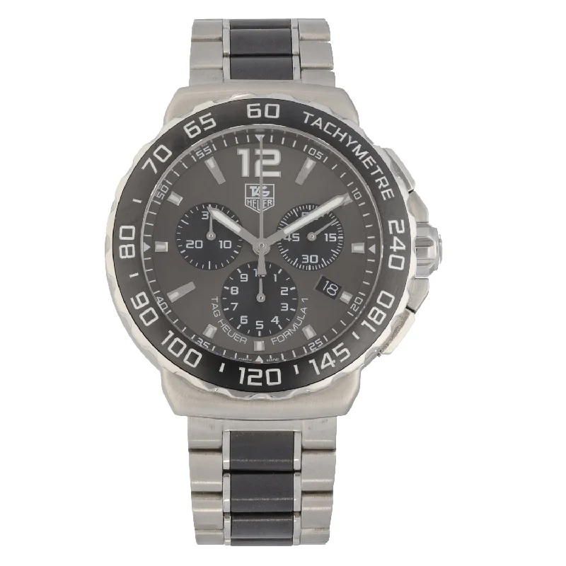 watches for extreme weather conditions-Tag Heuer Formula 1 CAU1115 42mm Stainless Steel Watch