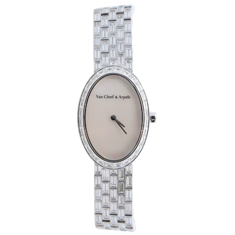 stylish watches for men under 100 dollars-Van Cleef Timeless 24mm White Dial Watch Ref# HH22351